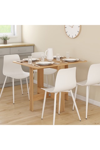 Mesa consola extensible Faustine - 103 x 75 x 76 cm