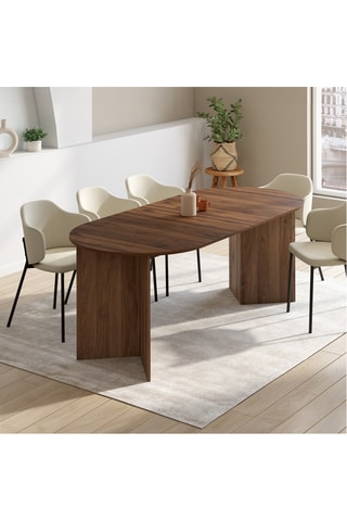 Mesa de comedor extensible Gabin - 200/300 x 90 x 75 cm