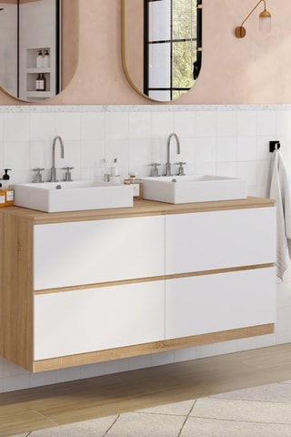 Mueble de cuarto de baño de 4 cajones Tom - 120 x 45 x 60 cm