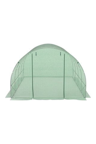 Invernadero túnel de jardín con lona reforzada 130 g/m² - 12 m² - gama hortícola