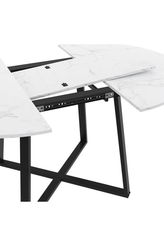 Mesa con tablero extensible Sana - 110/150 x 110 x 75 cm