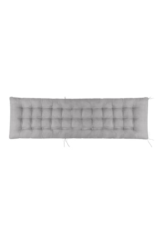 Cojín universal para tumbona - 180 x 52 x 8 cm - Gris