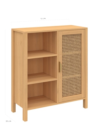Aparador de 1 puerta Eve - 70 x 81 x 30 cm