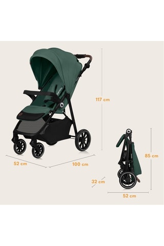 Silla de paseo Emma - Hasta 22 kg - Verde