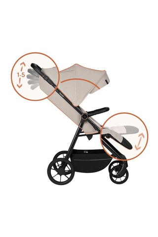 Silla de paseo Iva - Hasta 22 kg - Beige