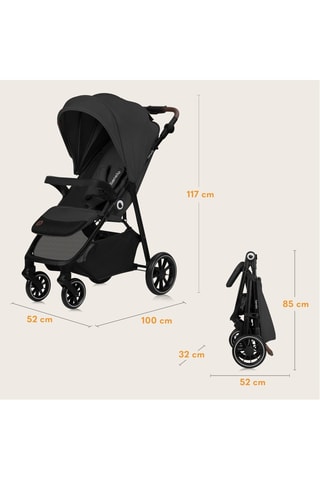 Silla de paseo Emma - Hasta 22 kg - Gris