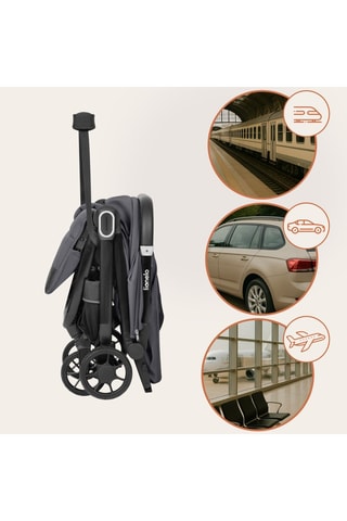 Silla de paseo - Hasta 22 kg - Gris