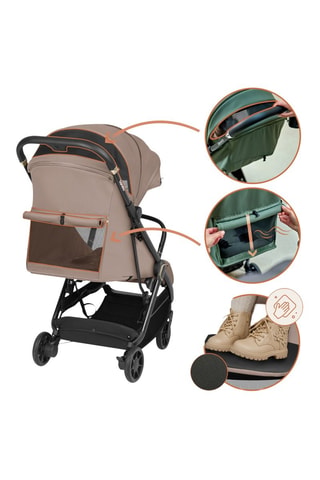 Silla de paseo - Hasta 22 kg - Beige