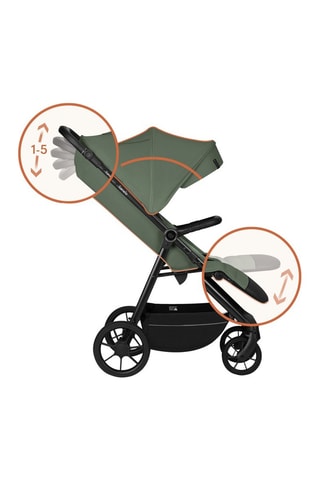 Silla de paseo Iva - Hasta 22 kg - Verde