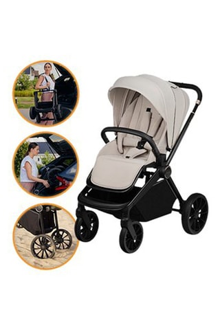 Silla de paseo multiusos 3 en 1 Mika Plus - Beige