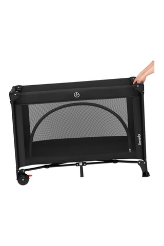 Cuna de viaje Laura - Hasta 15 kg - Negro