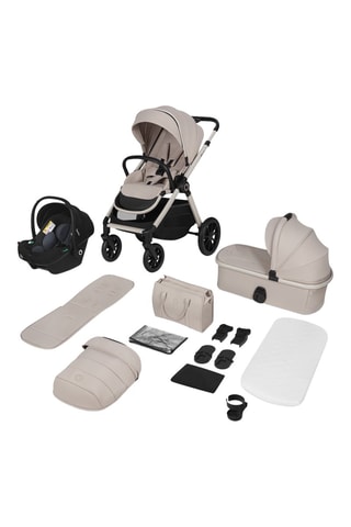 Silla de paseo trío - Beige - De recién nacido a 4 años - Hasta 22 kg