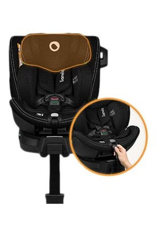 Silla de coche evolutiva Harmony i-Size - De recién nacido a 10 años - De 40 a 150 cm - Negro