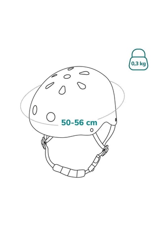 Casco de protección infantil Helmet - Beige - De 50 a 56 cm