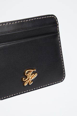 Porte-cartes en cuir - Noir