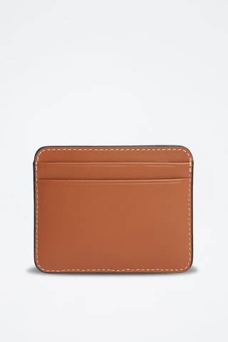 Porte-cartes en cuir - Marron