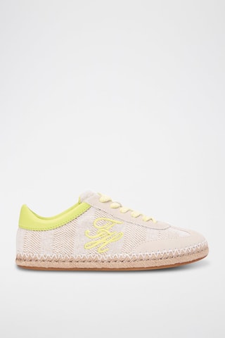 Tennis en lin - Beige