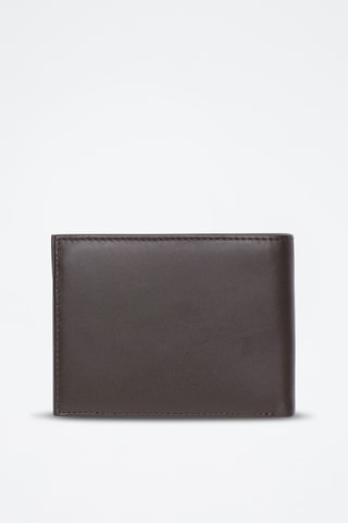 Portefeuille en cuir Eton - Marron