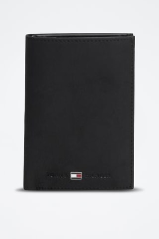 Portefeuille en cuir Johnson - Noir
