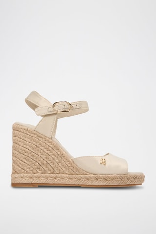 Sandales compensées - Beige