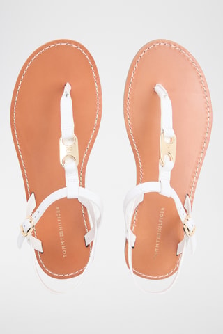 Sandales en cuir - Blanc