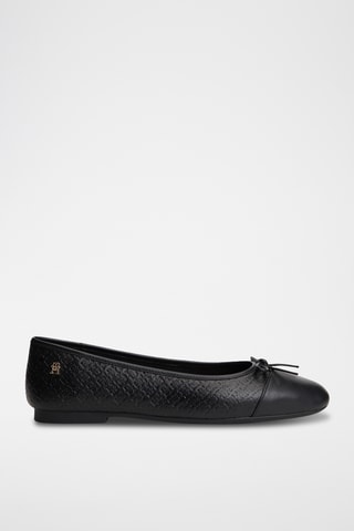 Ballerines en cuir nappa - Noir