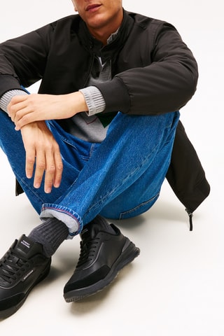 Baskets en cuir - Noir