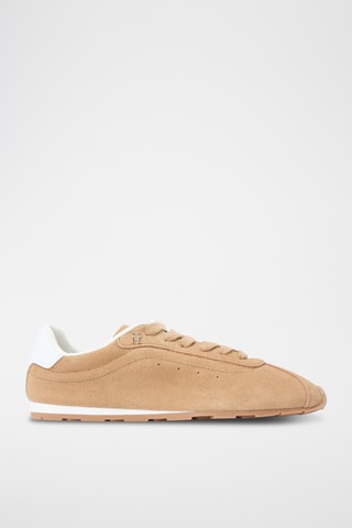 Baskets en cuir - Marron