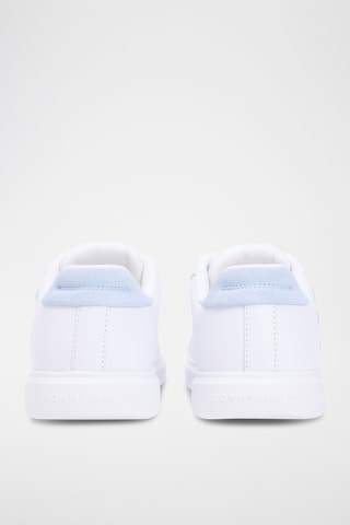 Baskets en cuir - Blanc et ciel