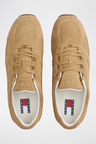 Baskets en nubuck - Beige