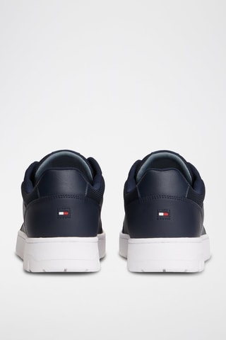 Baskets en cuir - Bleu foncé