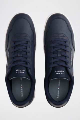 Baskets en cuir - Bleu foncé