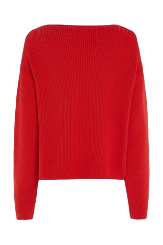 Pull en coton biologique - Rouge