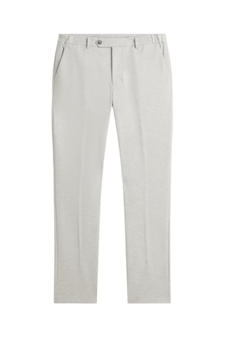Pantalon straight - Gris clair
