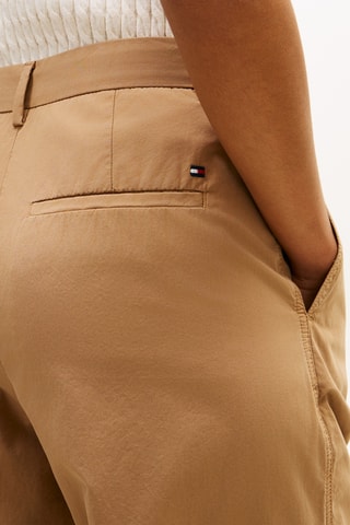 Pantalon wide legs en coton biologique - Marron