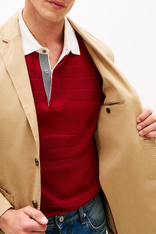 Veste en coton biologique - Marron clair