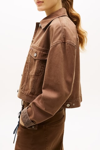 Veste en jean - Marron