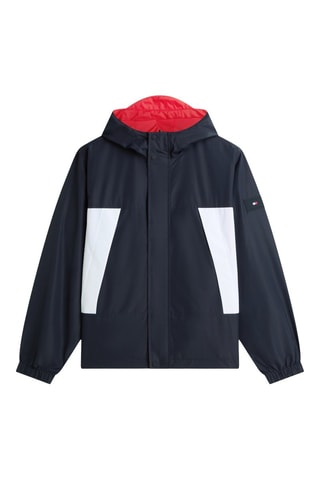 Veste réversible à capuche - Bleu nuit
