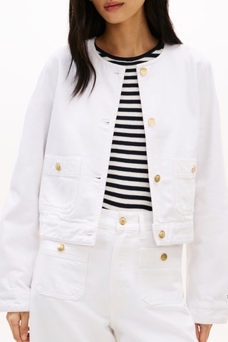Veste en jean - Blanc