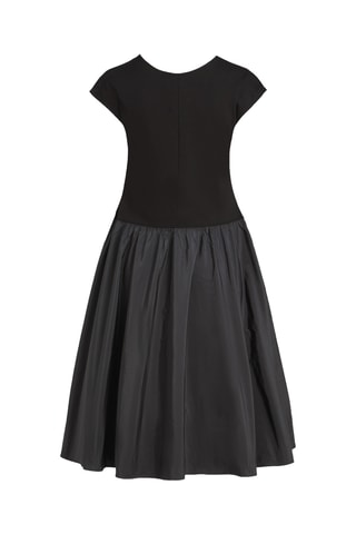 Robe patineuse trompe-l’œil - Noir