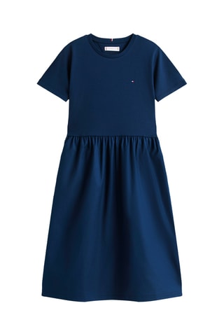 Robe relaxed en coton biologique - Bleu marine
