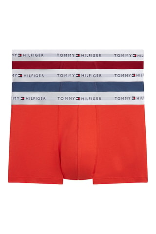 3 boxers - Rouge et bleu