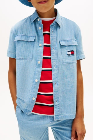 Chemise en jean - Ciel