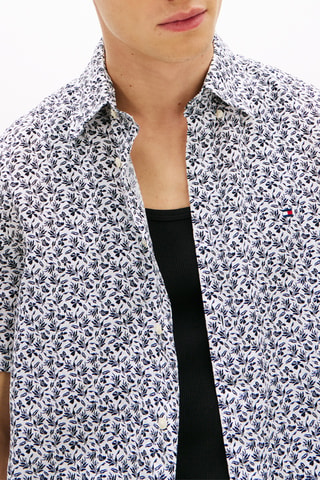 Chemise regular en lin - Blanc