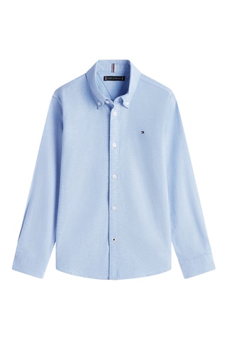 Chemise regular en coton biologique - Ciel