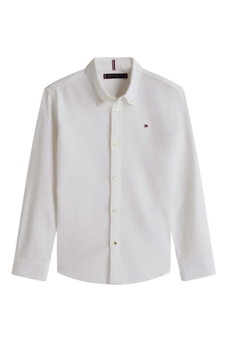 Chemise regular en coton biologique - Blanc