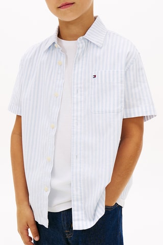 Chemise regular en coton biologique - Ciel