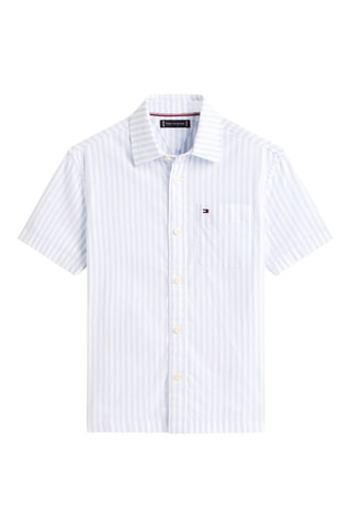 Chemise regular en coton biologique - Ciel