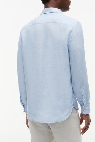 Chemise regular en lin - Ciel