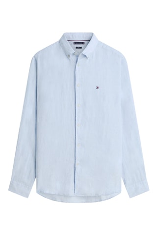 Chemise regular en lin - Ciel